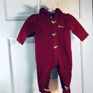 Baby GUESS Quilted One Piece 6-9 Months